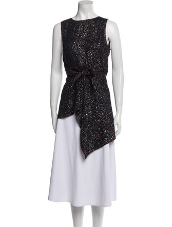 Sies Marjan Bateau Neckline Sleeveless Tunic