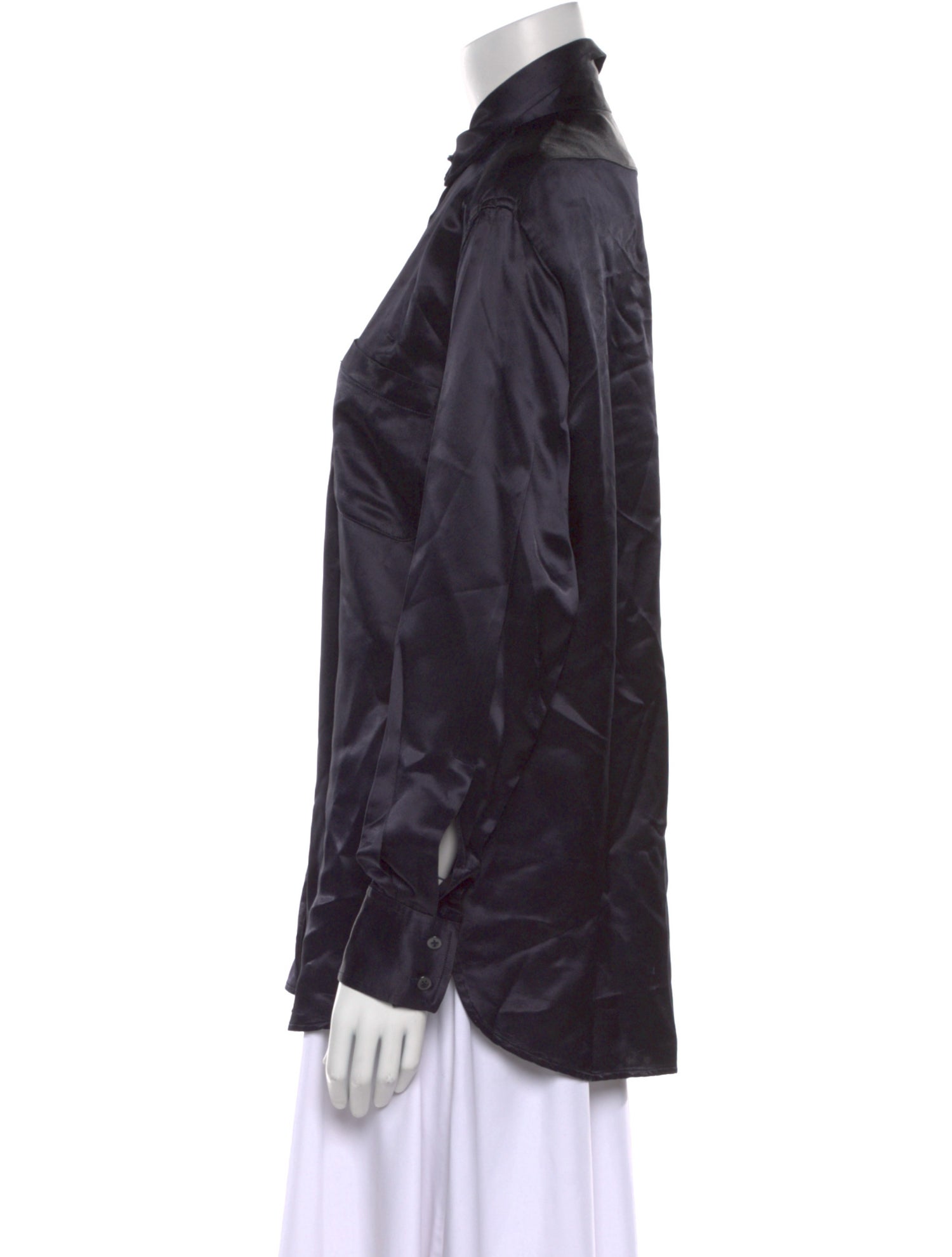 Sies Marjan Long Sleeve Button-Up Top