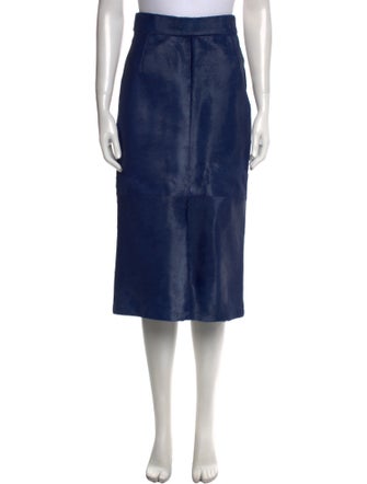 Sies Marjan Calfskin Midi Length Skirt