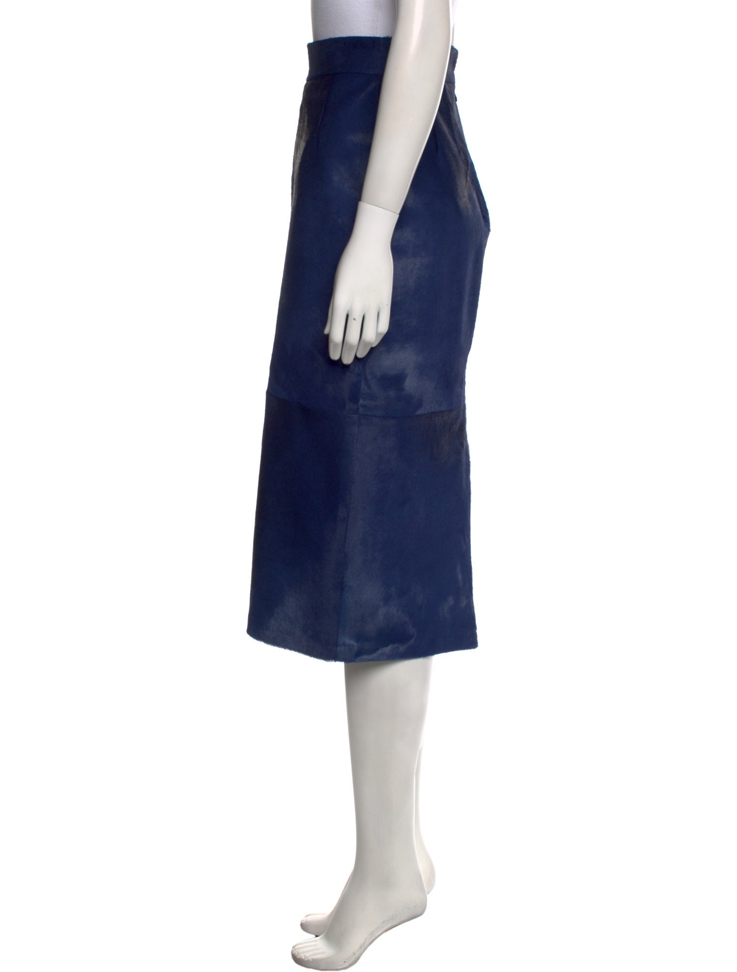 Sies Marjan Calfskin Midi Length Skirt