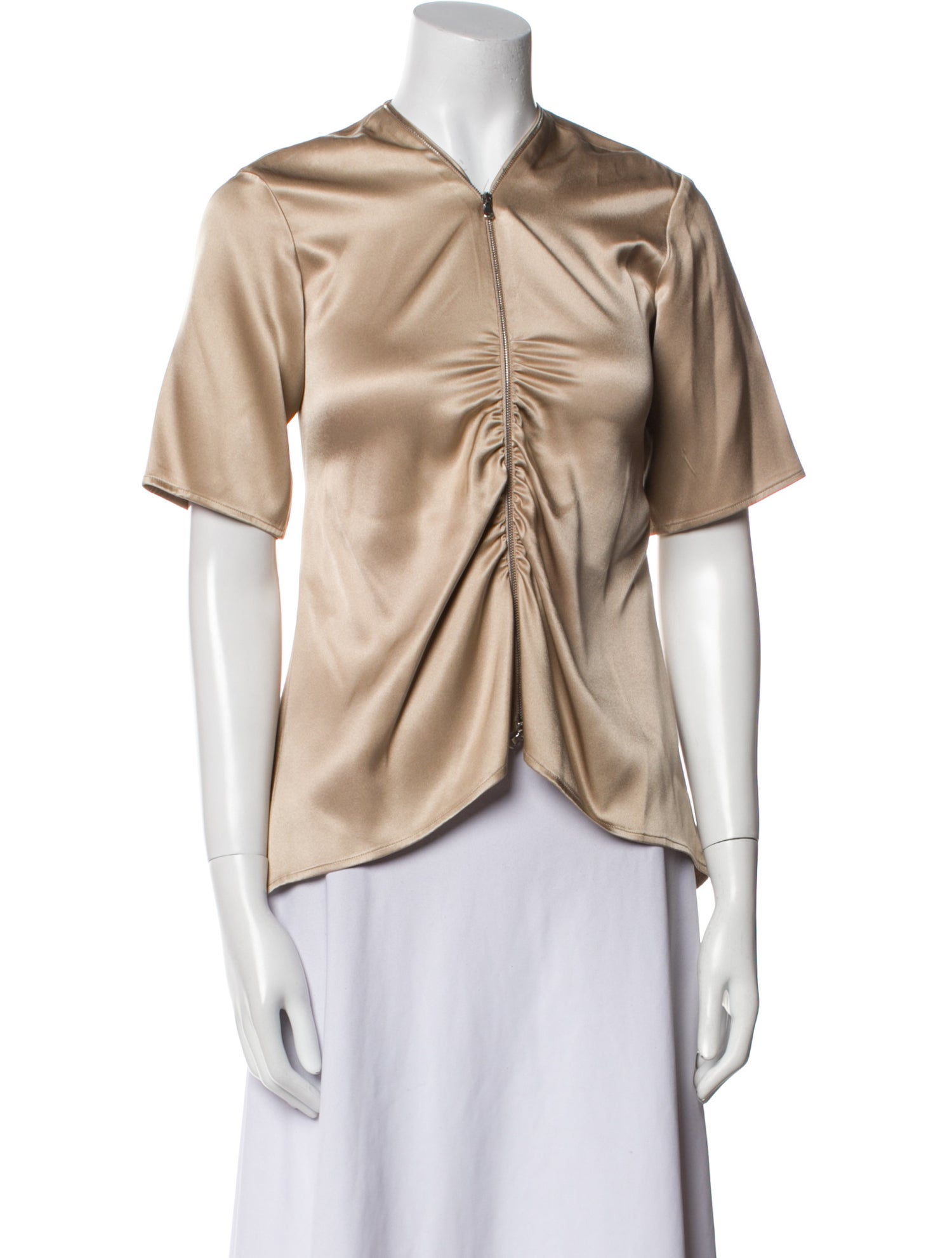 Sies Marjan Silk V-Neck Top