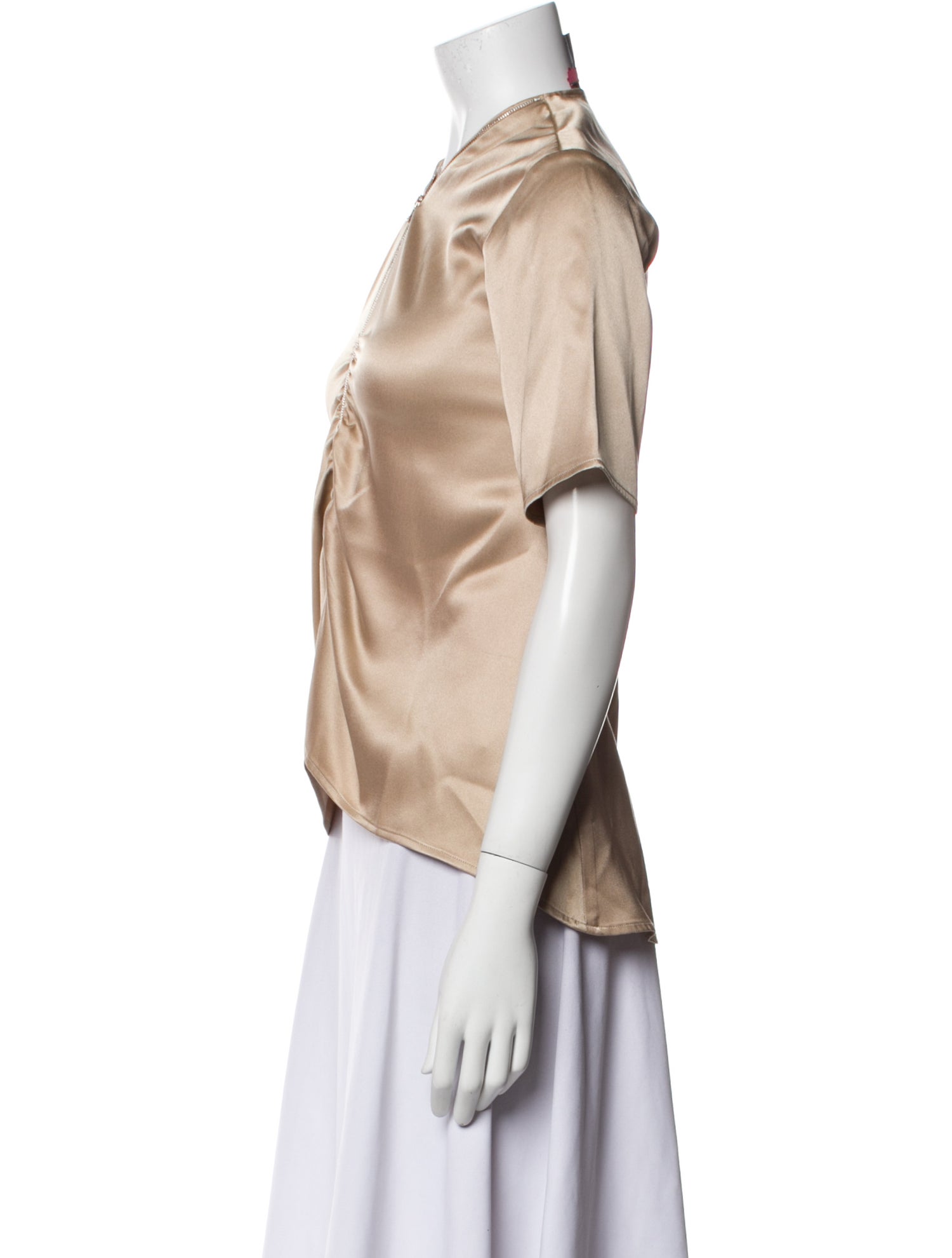 Sies Marjan Silk V-Neck Top