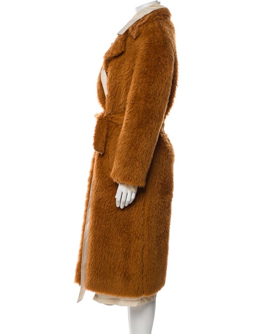 Sies Marjan Virgin Wool Faux Fur Coat