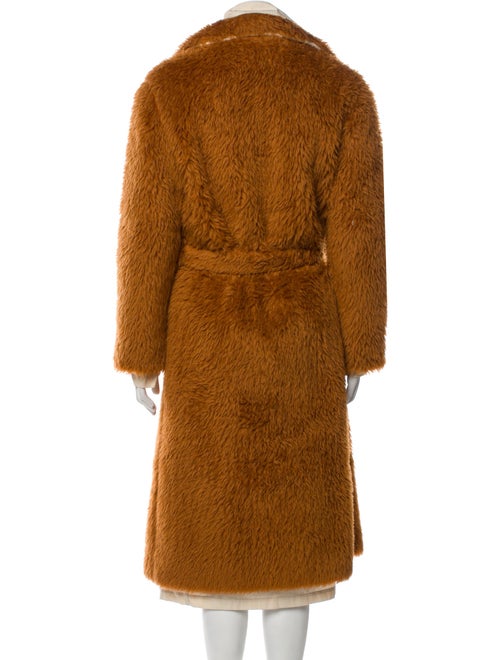 Sies Marjan Virgin Wool Faux Fur Coat
