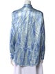 Sies Marjan Printed Long Sleeve Button-Up Top