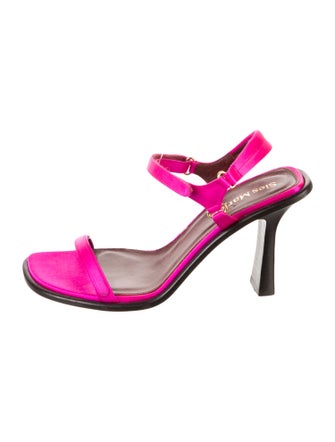 Sies Marjan Satin Slingback Sandals