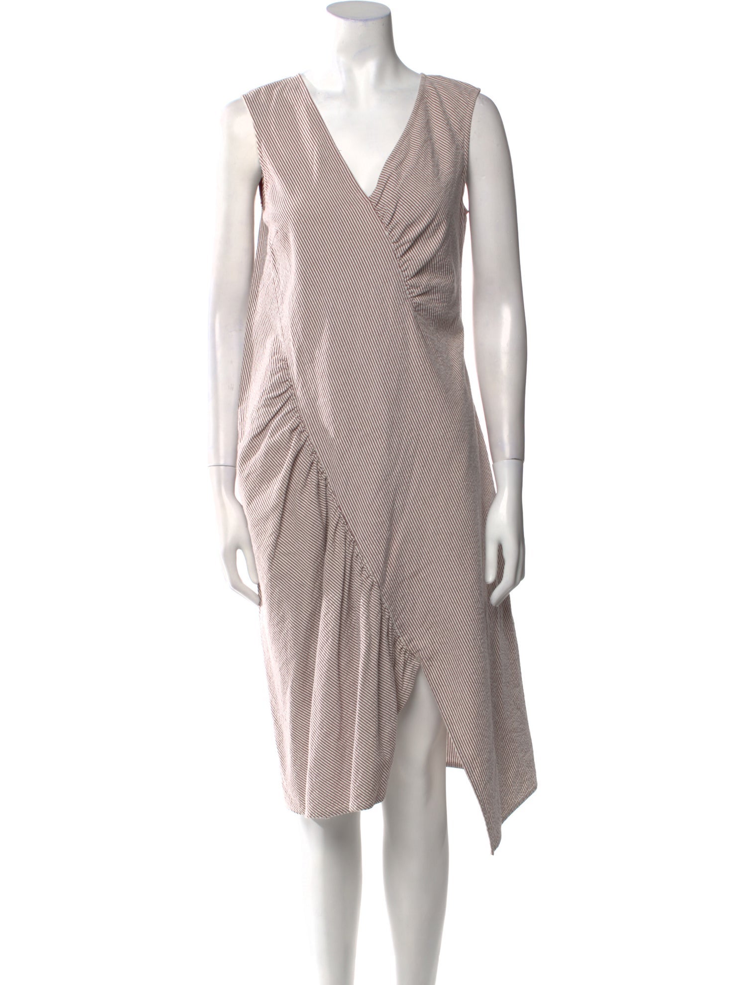 Sies Marjan Striped Knee-Length Dress