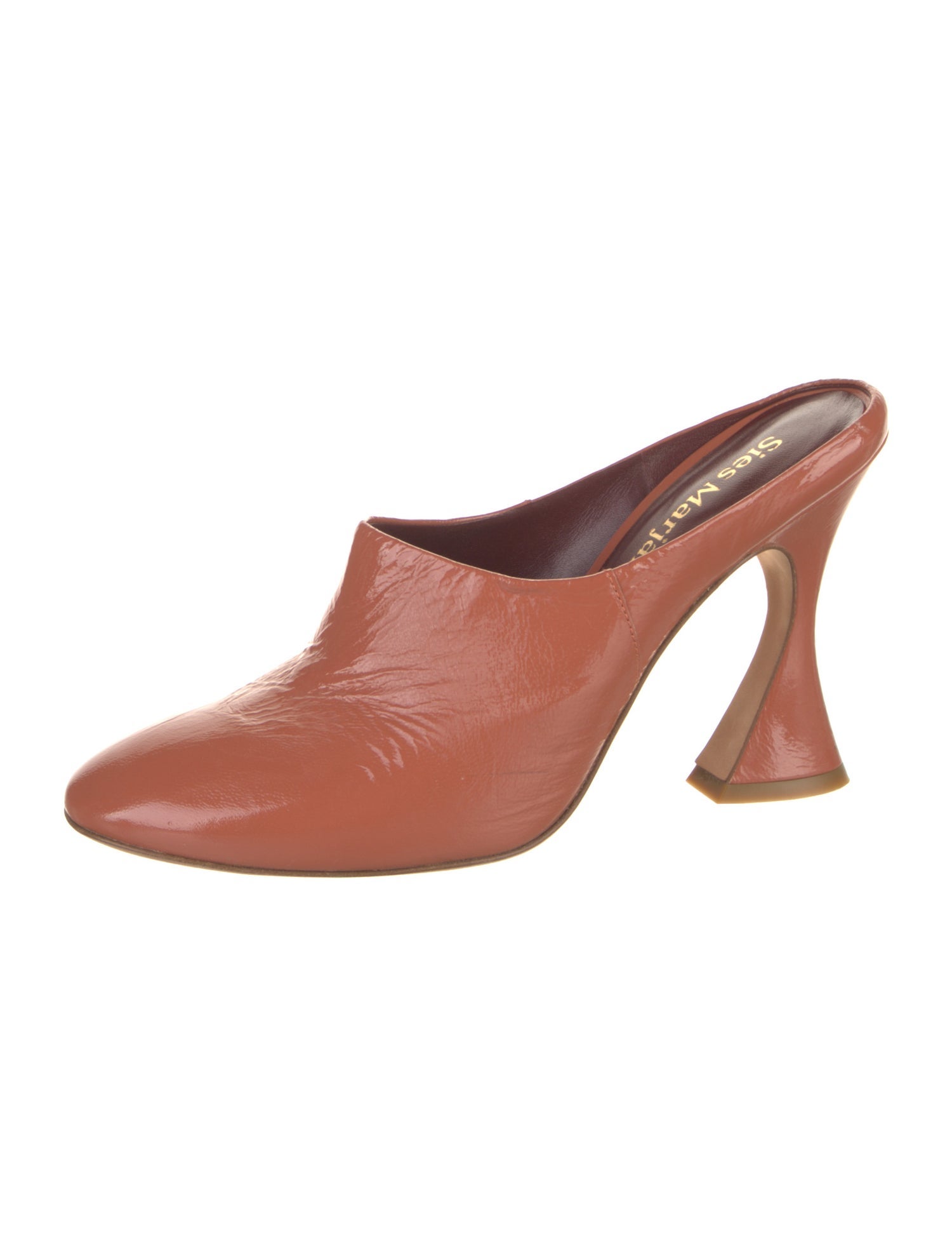 Sies Marjan Patent Leather Mules