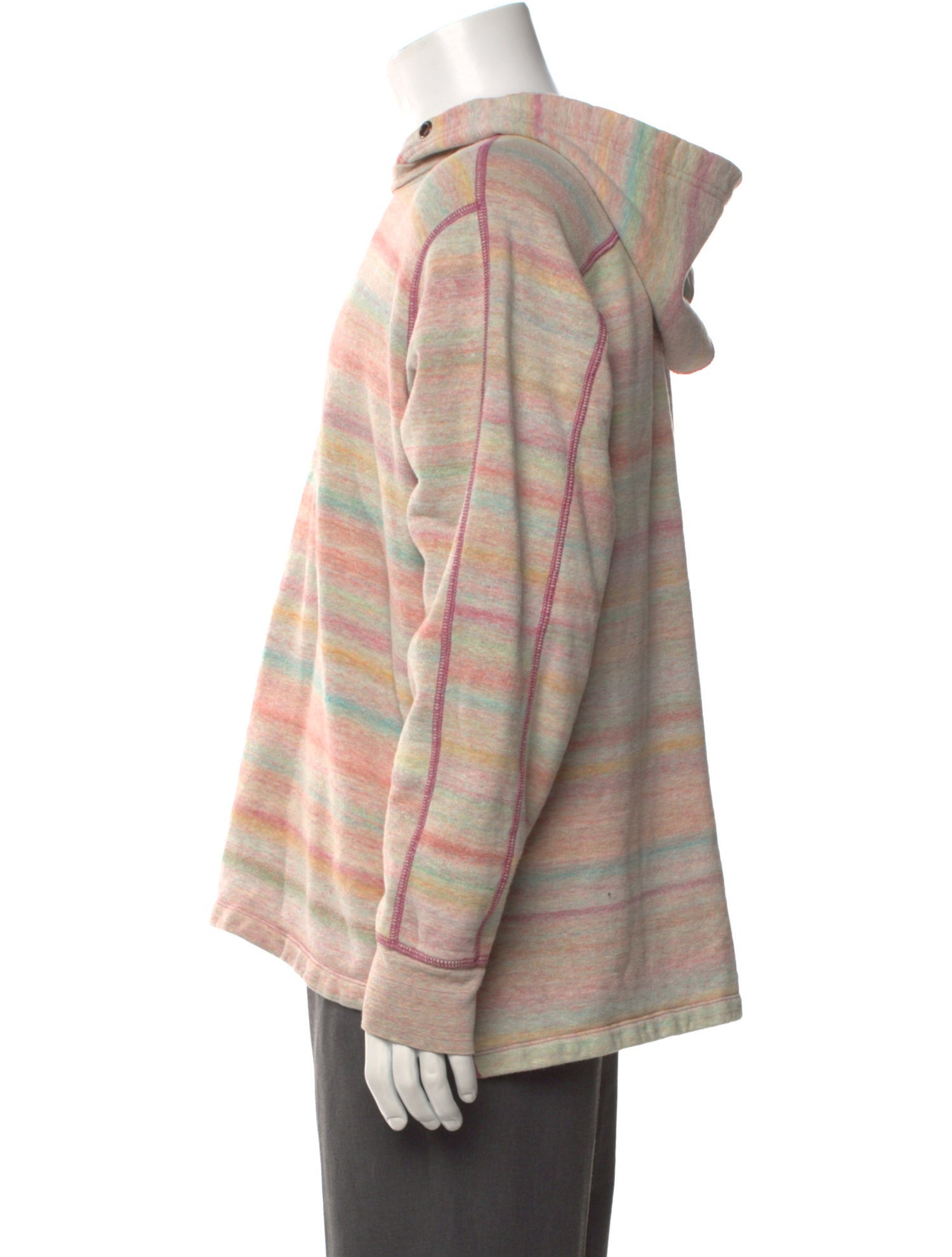 Sies Marjan Striped Crew Neck Hoodie