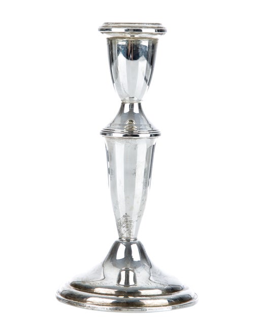 Sterling Silver Empire Silver Candle Holders Decor & Accessories