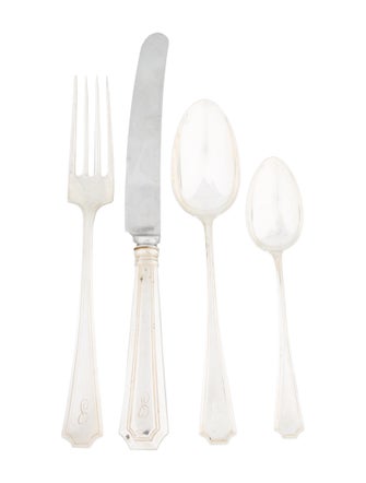 Sterling Silver 46-Piece Durgin Fairfax Flatware Service