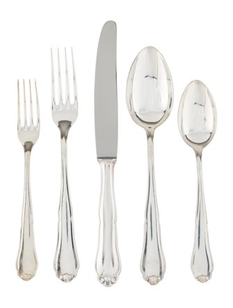 Sterling Silver 175-Piece Solingen Rostfrei Sterling Flatware Set