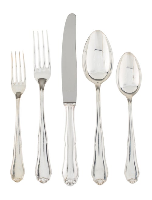 Sterling Silver 175-Piece Solingen Rostfrei Sterling Flatware Set