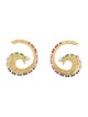 Silvia Furmanovich 18K Multistone Peack Drop Earrings