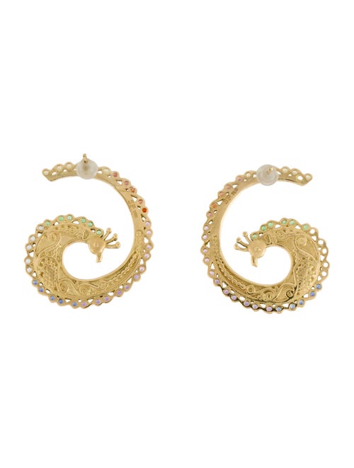 Silvia Furmanovich 18K Multistone Peack Drop Earrings