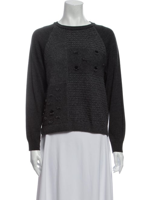 Simone Rocha Merino Wool Crew Neck Sweater Wool