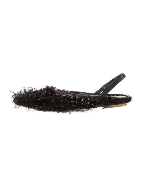 Simone Rocha Slingback Flats Black