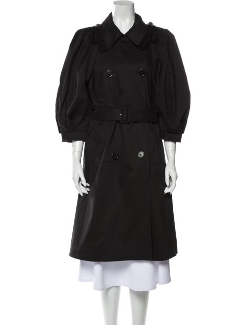 Simone Rocha Trench Coat Black