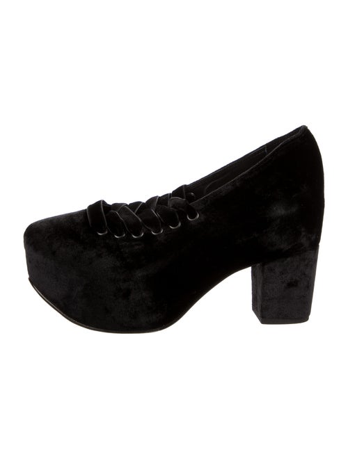 Simone Rocha Suede Pumps Black