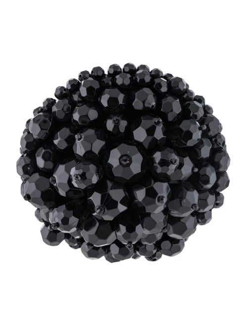 Simone Rocha Beaded Brooch Silver