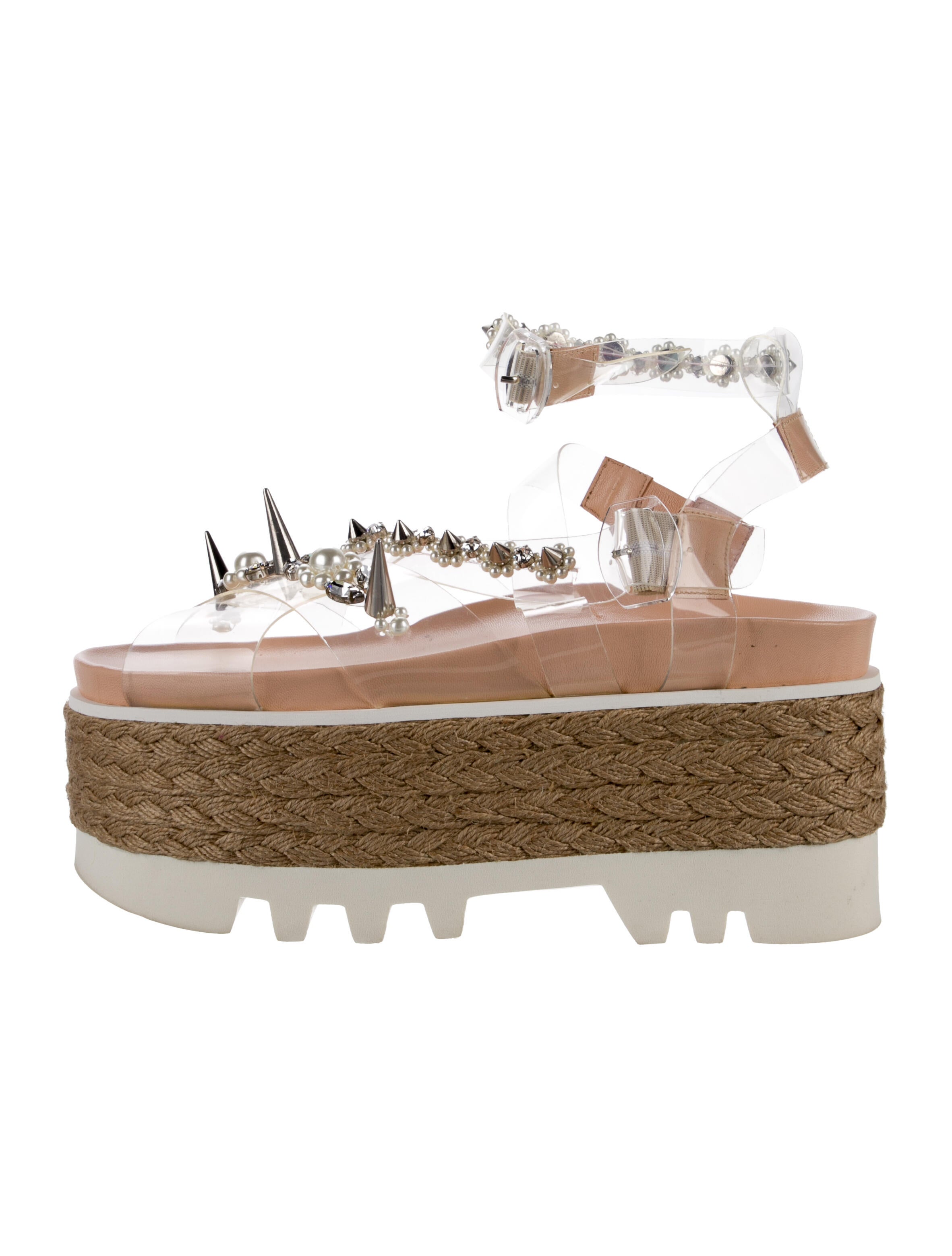 Simone Rocha Macramé Slide Sandals - Black Sandals, Shoes - SIM20184 ...