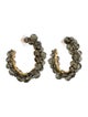 Simone Rocha Wiggle Beaded Hoop Earrings