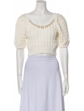 Simone Rocha Scoop Neck Sweater