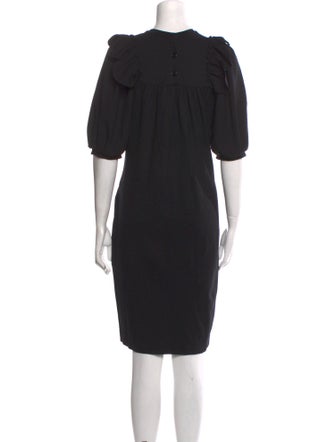 Simone Rocha Crew Neck Knee-Length Dress