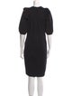 Simone Rocha Crew Neck Knee-Length Dress