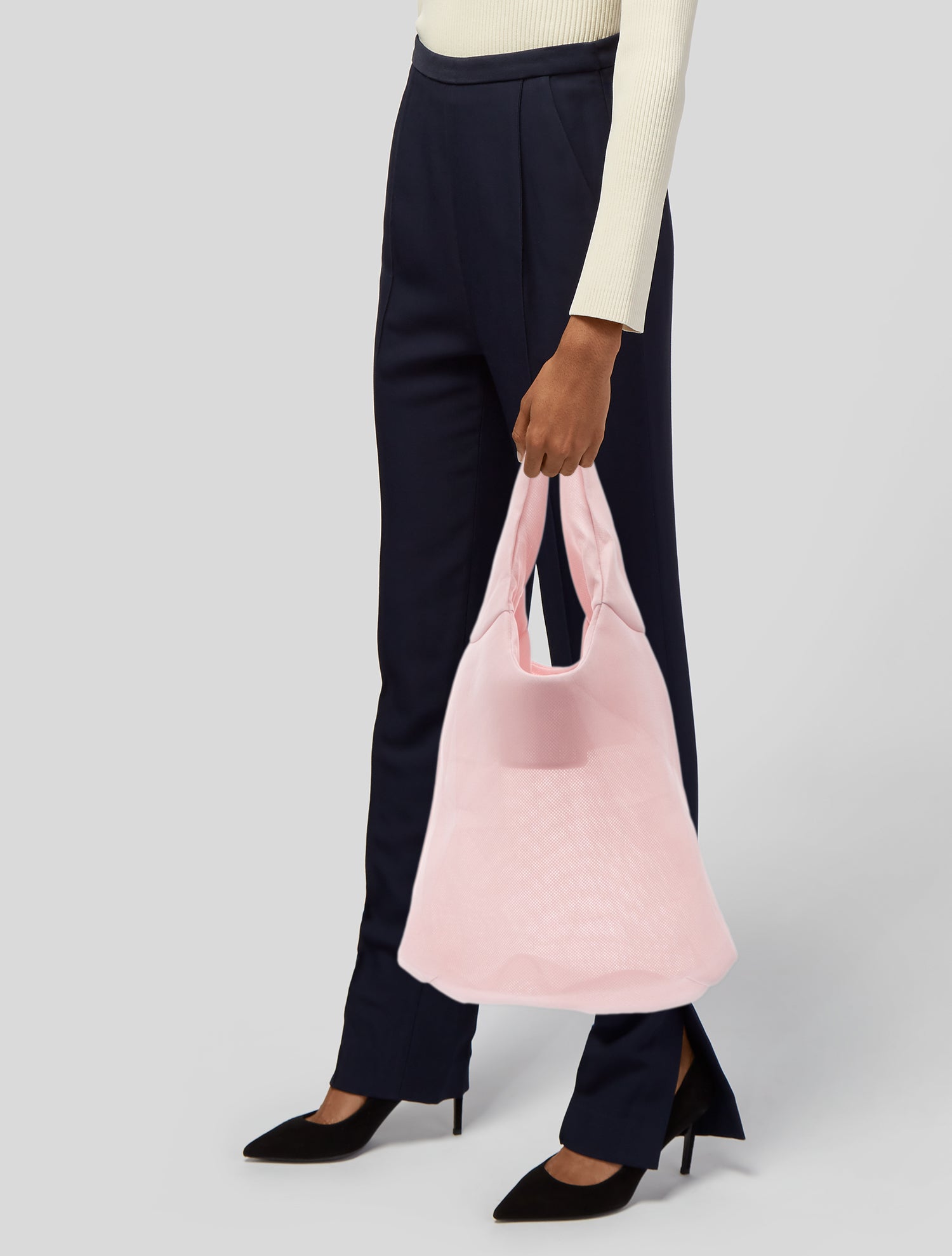 Simone Rocha Nylon Bucket Bag - Pink Hobos, Handbags