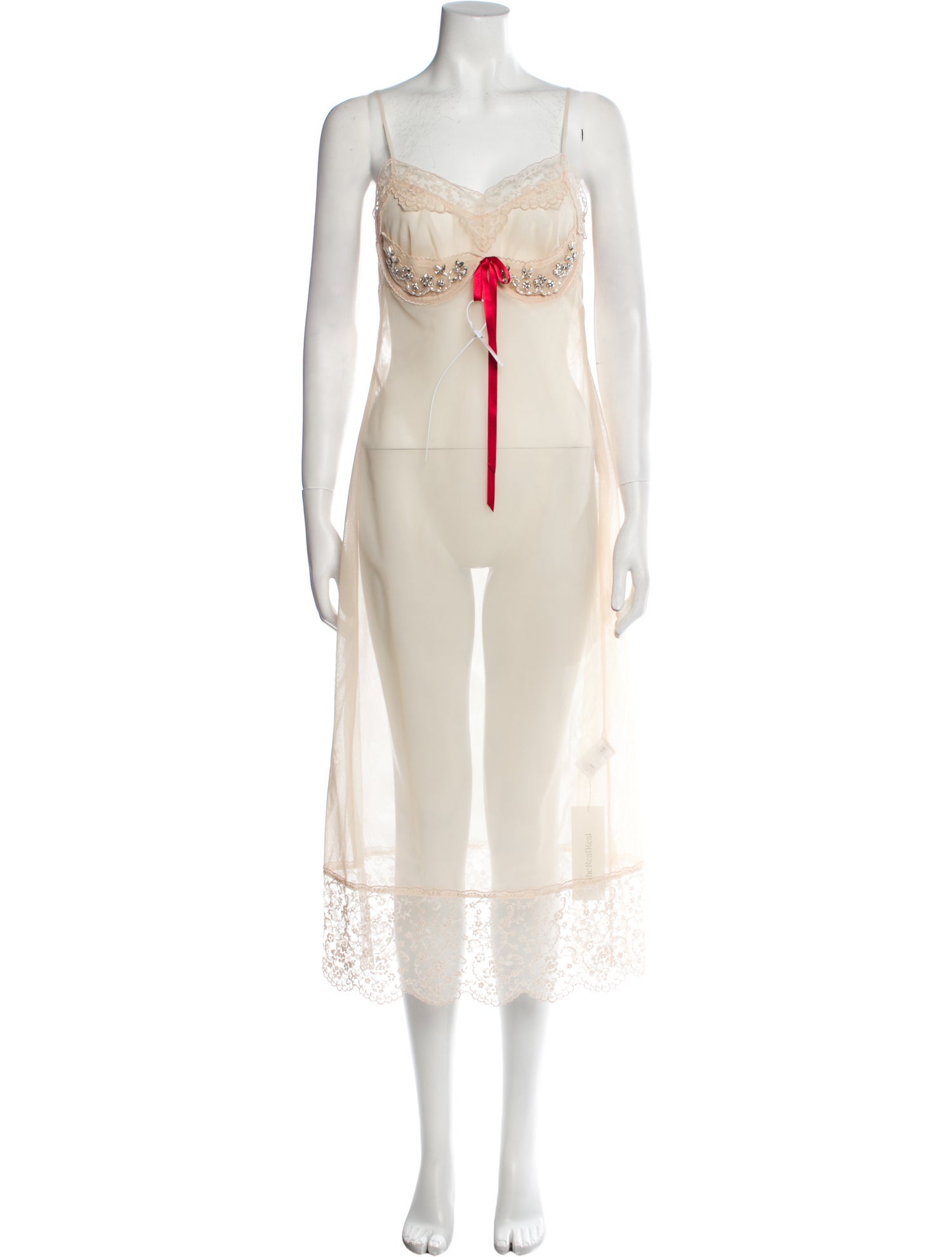 Simone Rocha Square Neckline Long Dress w/ Tags - Neutrals Dresses ...