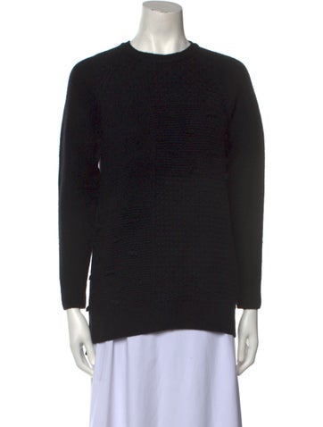 Simone Rocha Knitwear Merino Wool Crew Neck Sweater XS