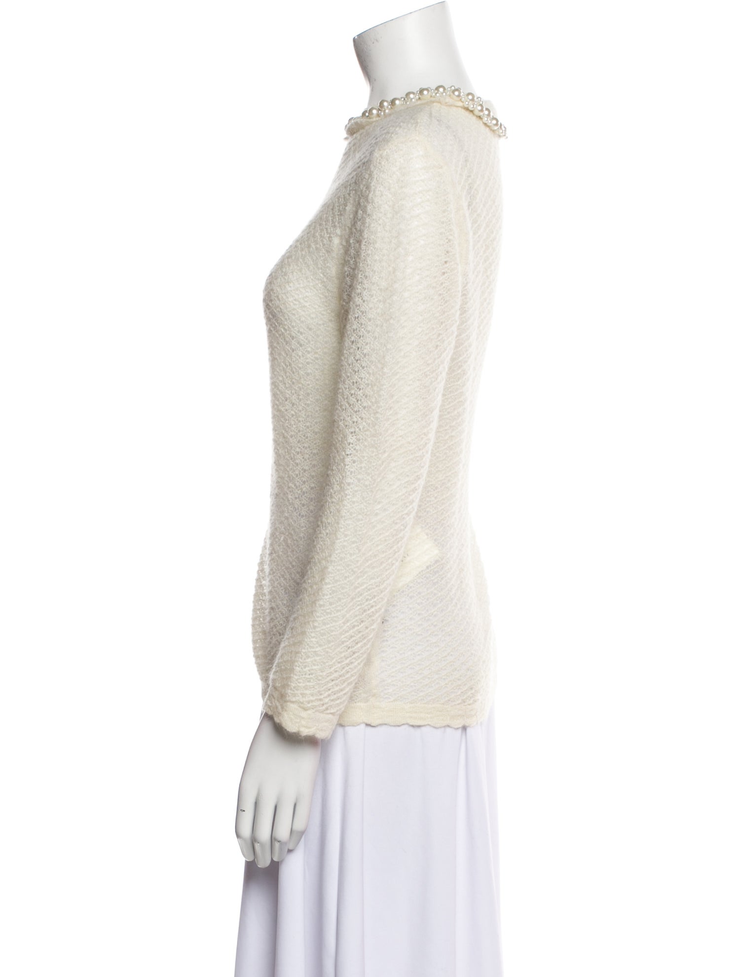 Simone Rocha Mohair Mock Neck Sweater