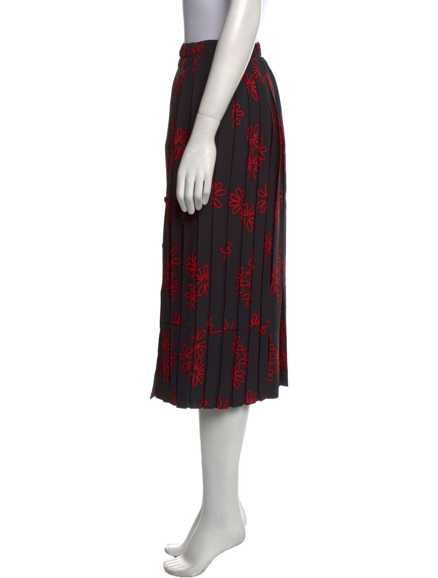 Simone Rocha Printed Midi Length Skirt