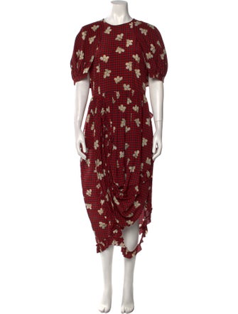 Simone Rocha Silk Long Dress