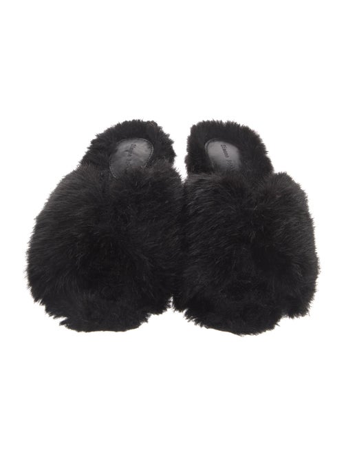 Simone Rocha Faux Fur Slides