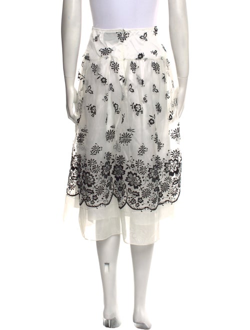 Simone Rocha Printed Midi Length Skirt