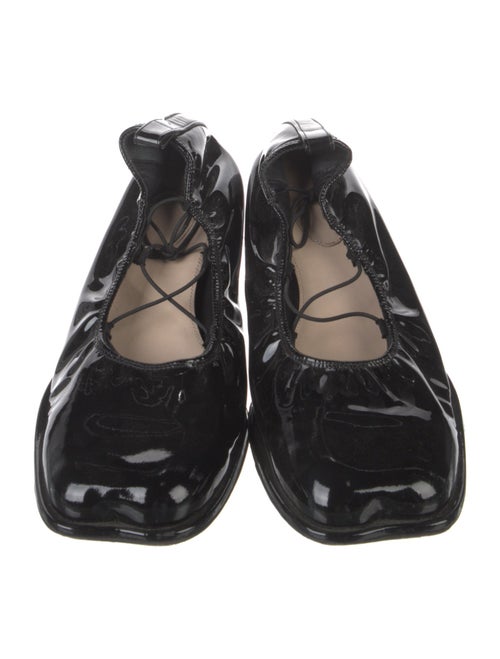 Simone Rocha Patent Leather Ballet Flats