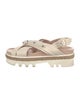 Simone Rocha Faux Pearl Accents Canvas Espadrilles