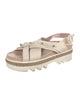 Simone Rocha Faux Pearl Accents Canvas Espadrilles