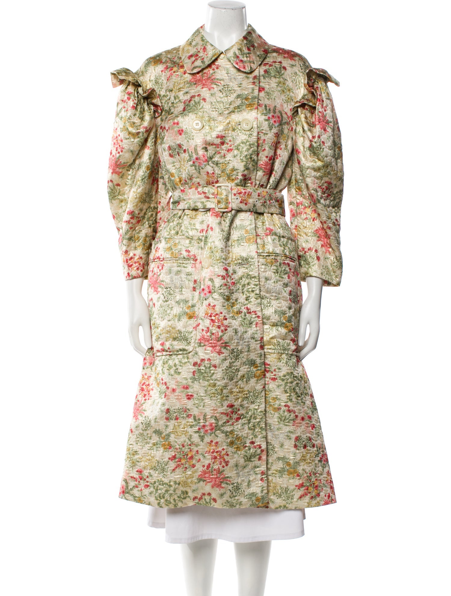 Simone Rocha Floral Print Coat w/ Tags