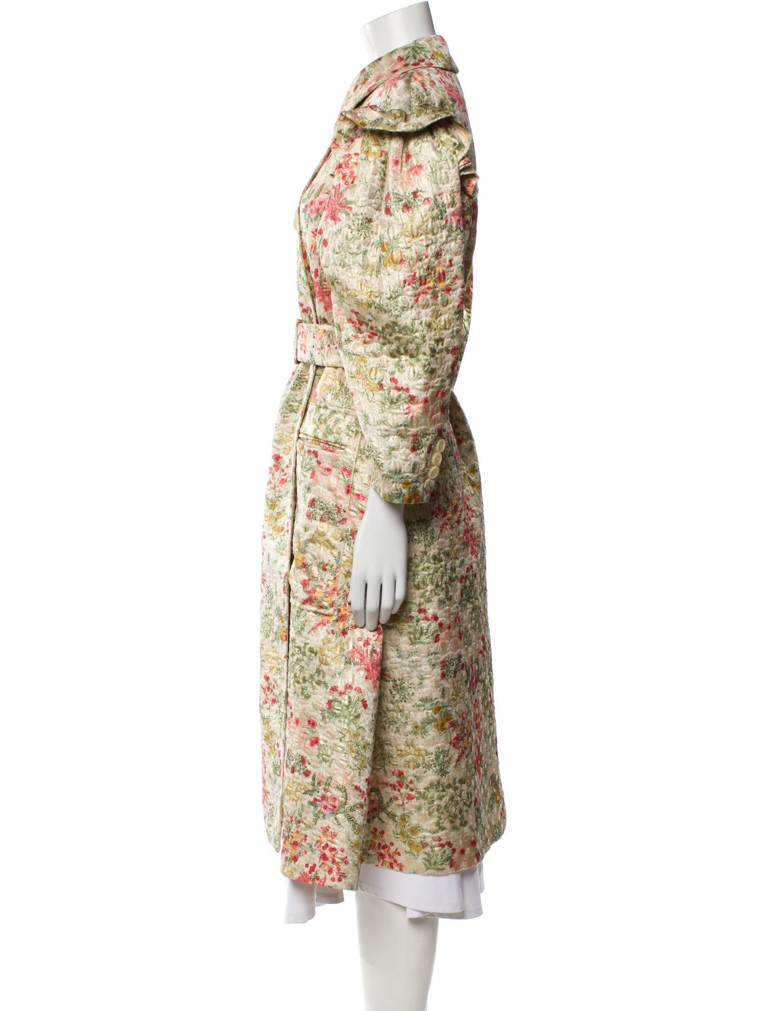 Simone Rocha Floral Print Coat w/ Tags