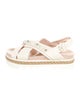 Simone Rocha Faux Pearl Accents Canvas Espadrilles