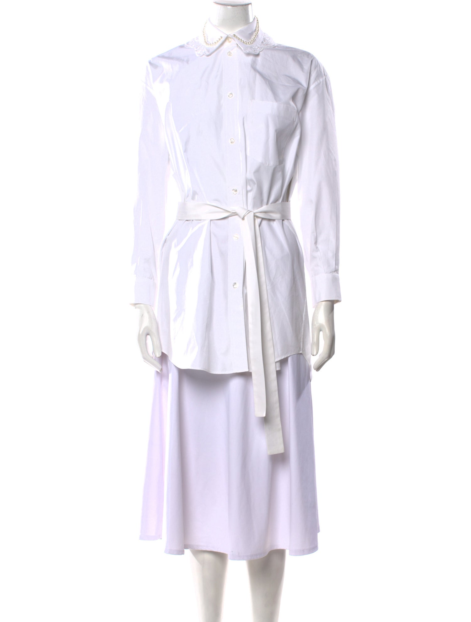 Simone Rocha Long Sleeve Button-Up Top