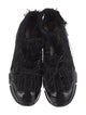 Simone Rocha Printed Fringe Trim Accent Sneakers