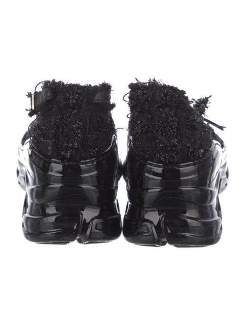 Simone Rocha Printed Fringe Trim Accent Sneakers