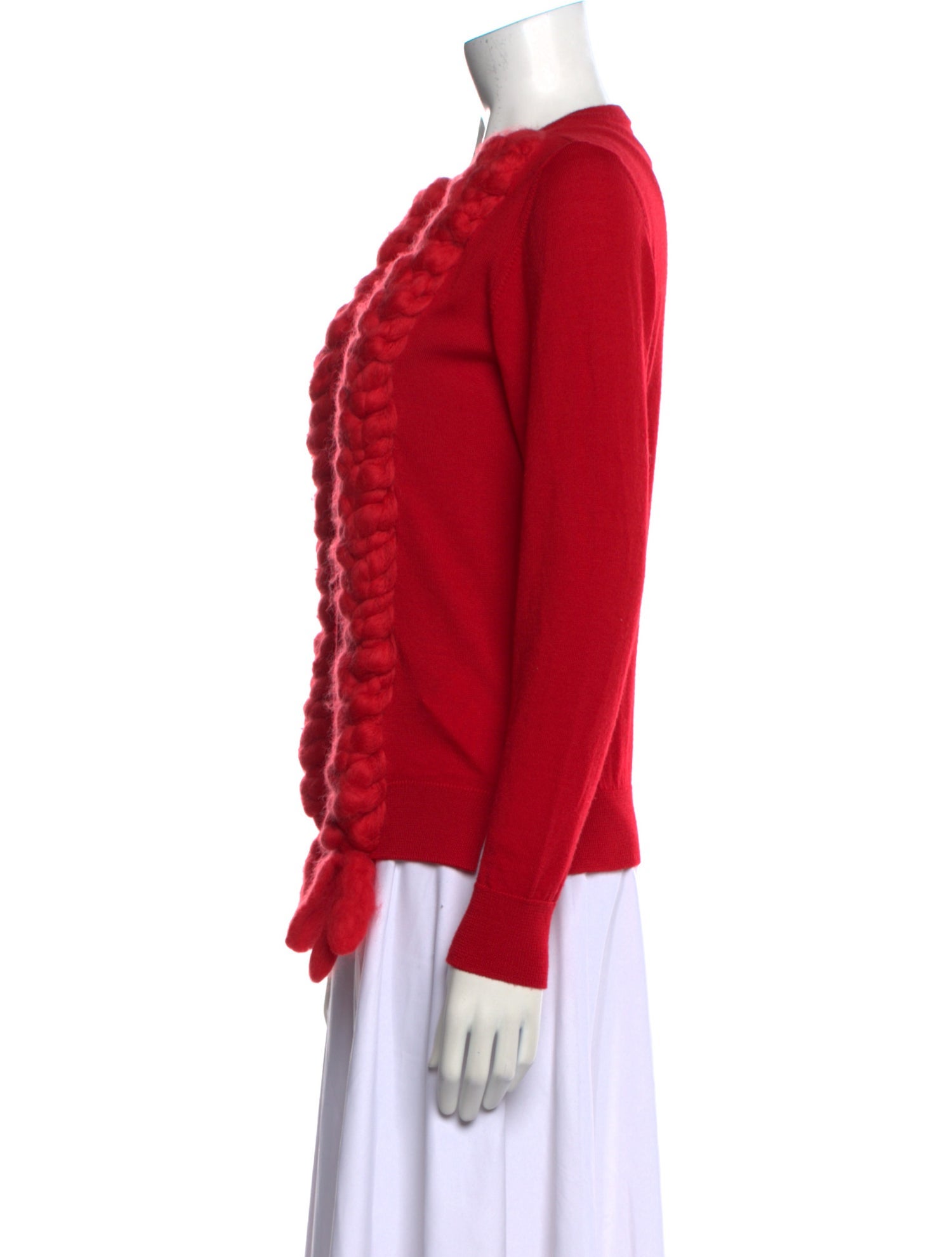 Simone Rocha Merino Wool Scoop Neck Sweater