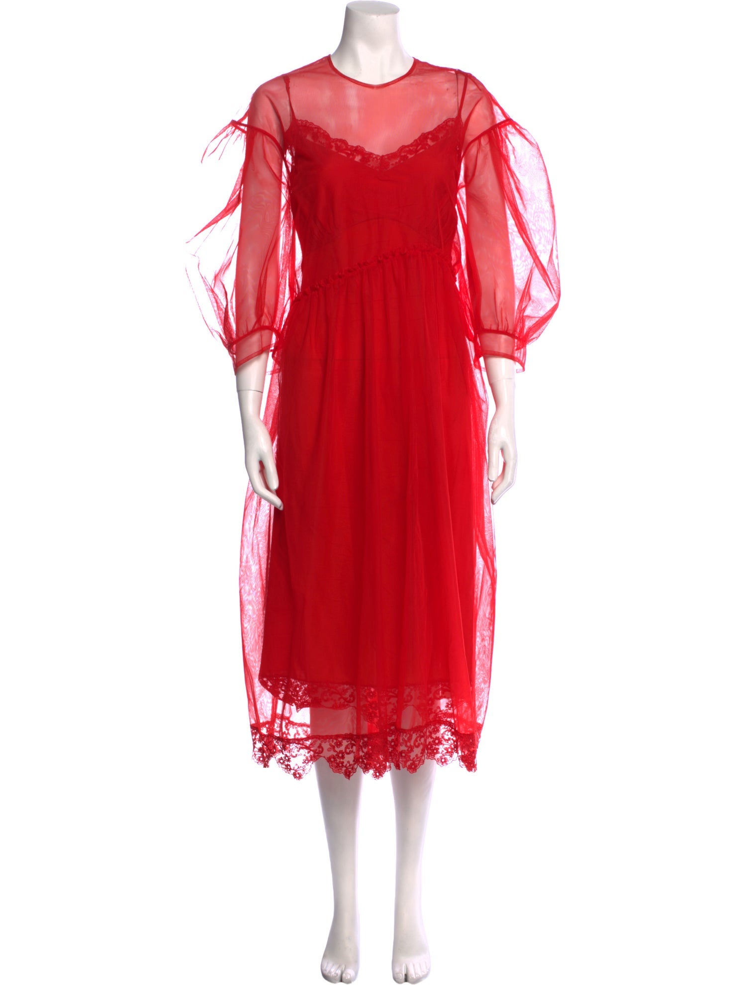 Simone Rocha Mock Neck Long Dress