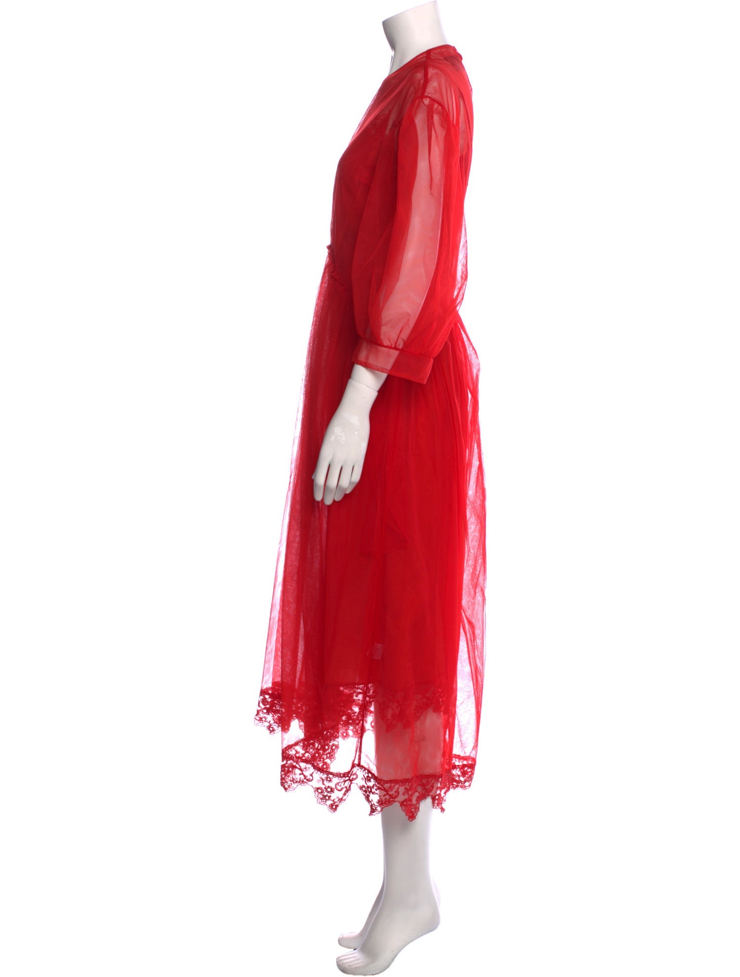 Simone Rocha Mock Neck Long Dress