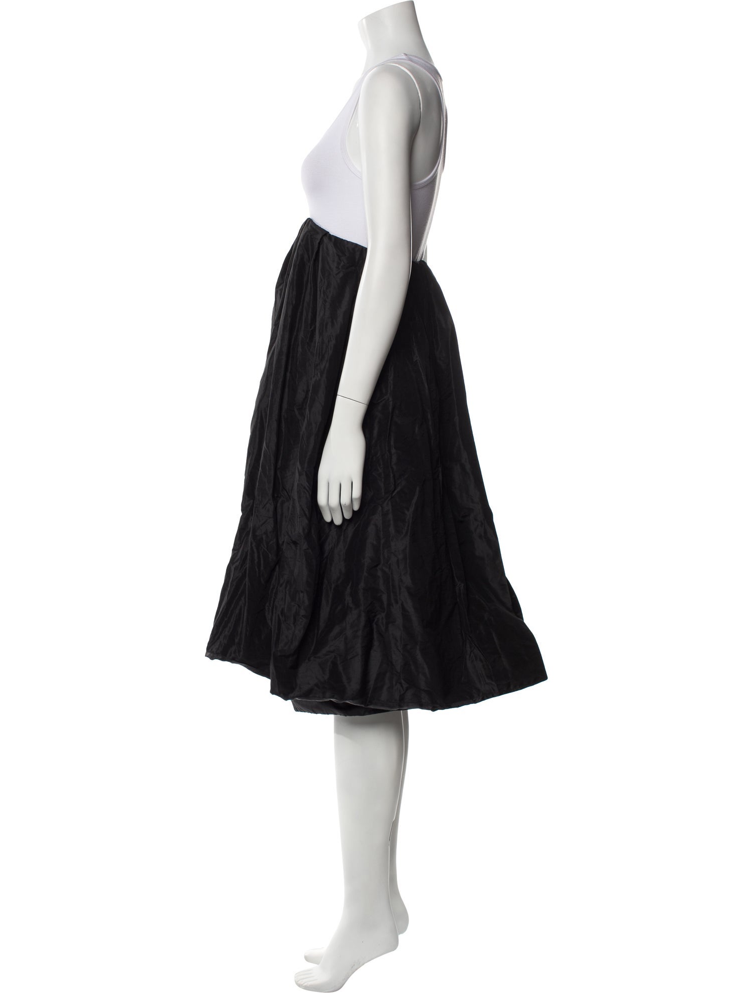 Simone Rocha Silk Knee-Length Skirt